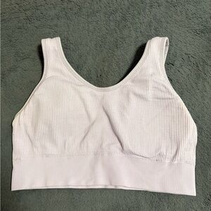 aerie Ribbed Seamless Bralette in Light lavender